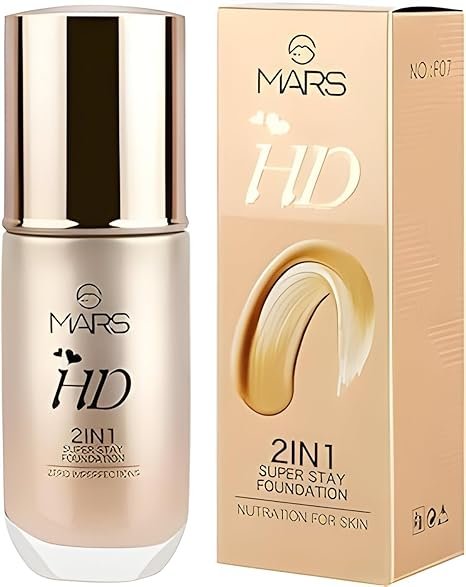 MARS HD 2 in 1 SUPER STAY FOUNDATION Foundation (skin, 60 ml)